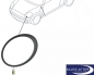 Preview: MINI F54 Clubman Set of decor ring headlights, black