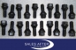 Preview: Genuine BMW Wheel bolt M12x1,5 black, 20 pieces