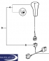 Preview: BMW 3 series E36 M shift lever covering leather illuminated, 5 gear