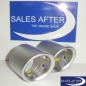 Preview: BMW 1 series E82 E88 X1 E84 Z4 E89 Exhaust pipe finisher aluminium look, 23i 25i 28i 30i