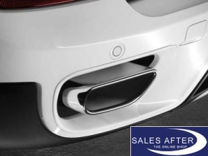 BMW X5 E70LCI Retrofit tailpipes chrome 8-cylinder optic, 35iX