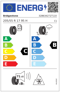 Preview: BMW Winterkomplettradsatz – 205/55 R17 95H – Bridgestone Blizzak LM005