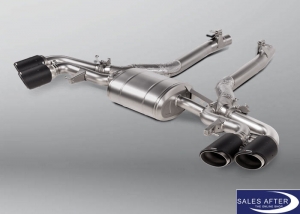 Akrapovic Slip-On Line Exhaust system F95 X5 M F96 X6 M, with GPF