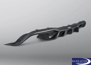 Akrapovic Rear Carbon Fiber Diffuser F87 M2, Matte