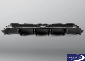 Akrapovic Rear Carbon Fiber Diffuser F90 M5, Matte