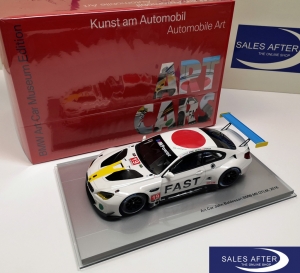 BMW Miniatur M6 GTLM John Baldessari Art Car Collection, 1:18