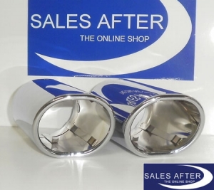 BMW 5 series E60 E61 Exhaust pipe finisher in chrome 520-530