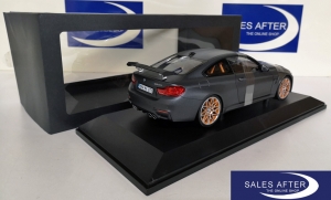 BMW Miniatur M4 F82 GTS Frozen Dark Grey, 1:18