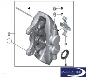 BMW F20 F21 F22 F23 Brake Caliper Housing m sport brake front, right