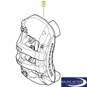 BMW E81 E87 E82 E88 Brake Caliper Housing performance brake front, left