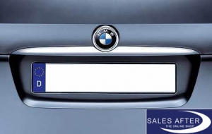 BMW X5 E53 Handle bar for rear trunk with button, titan