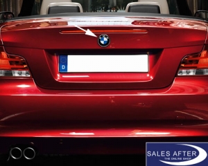Genuine BMW badge for the tailgate, 70mm, E82 coupe E88 convertible