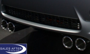 BMW 3 series E92 E93 M3 Exhaust pipe finisher in chrome