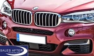 BMW X6 F16 Front grille in titanium