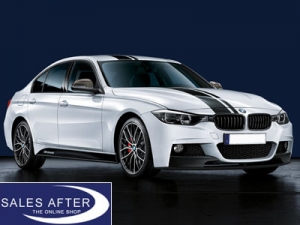 BMW M Performance F30 F31 Aerodynamic Front Attachment, matt black