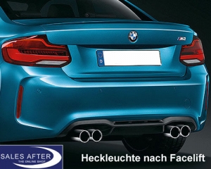 BMW 2er F22 F23 F87 M2 Umrüstsatz Heckleuchten Facelift