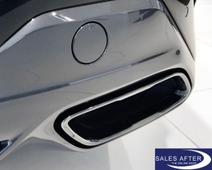 BMW G14 G15 G16 Set of tailpipe trims glossy black, M850i
