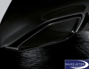 BMW G42 G20 G21 G22 G23 G26 Set of tailpipe trims glossy black, M240 M340 M440
