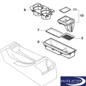 BMW 3 series E46 Cup holder for center console