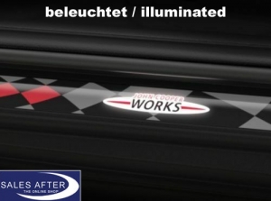 MINI F54 F55 JCW LED Door sills, illuminated