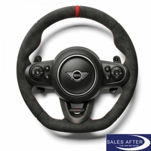 MINI F54 F55 F56 F57 F60 JCW Pro Steering wheel alcantara/carbon, with paddles