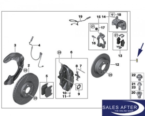 MINI F55LCI F56 F57 JCW Retrofit kit sport brake