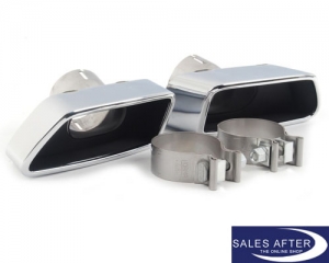BMW M Performance 5 series F10 Retrofit tailpipes chrome 8-cylinder optic, 535d