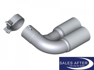 BMW M Performance 1 series F20 F21 Tailpipe chrome, 114d 116d 118d 120d