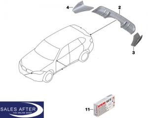 BMW M Performance X5 F15 Heckdiffusor Carbon