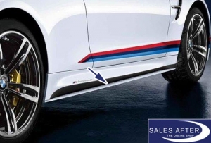 BMW M Performance F82 F83 M4 Aerodynamic Lower Blade Attachment, matt black