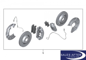 BMW M Performance F87 M2 Retrofit kit sport brakes