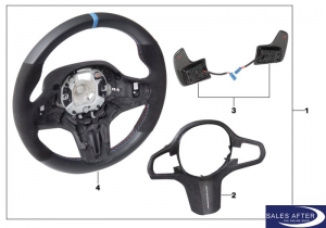 BMW M Performance F90 M5 F91 F92 F93 M8 Lenkrad Pro Alcantara Carbon