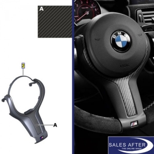 BMW M Performance F20 F21 F22 F23 F30 F31 F34 F32 F33 F36 Steering wheel cover Carbon
