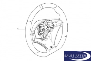 BMW M Performance X5 M E70 X6 M E71 Sport steering wheel alcantara