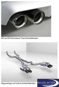 BMW M Performance F10 M5 Exhaust system