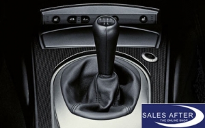 BMW 3 series E46 X5 E53 Z4 E85 Shift knop black leather, 5 gear