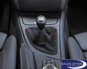 BMW 1 series E82 M Coupe Leather shift knob with alcantara bag, 6-speed