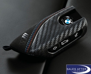 Genuine BMW M Performance Key case alcantara leather