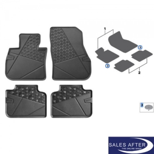 BMW U06 X1 U11 Set of All-weather floor mats front