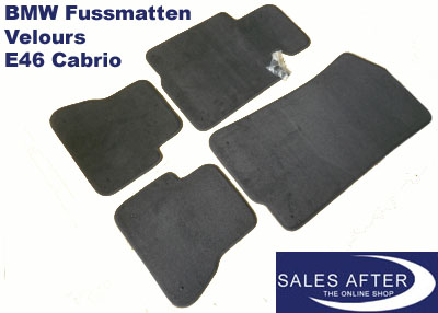 The Shop SalesAfter 3er Online E46 Satz Velours, Fussmatten BMW - Cabrio -