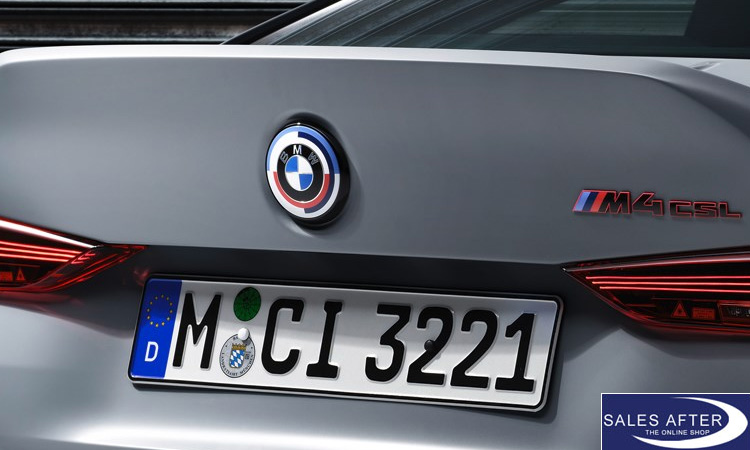 SalesAfter - The Online Shop - Original BMW Plakette für Heckklappe, 82mm,  E60 E61 X1 E84 Z4 E85