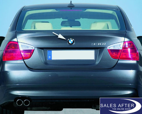 SalesAfter - The Online Shop - Original BMW Plakette für Heckklappe, 74mm,  F22 F87 E46 E90 F30 F31 F32 F33