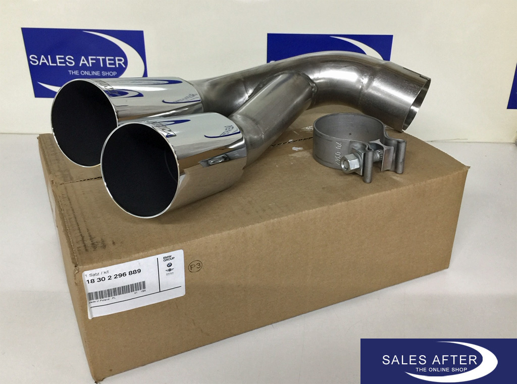 BMW M Performance F30 F31 F32 F33 F36 Tailpipe chrome, 316d 318d 320d 418d  420d