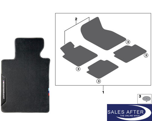 BMW 4 4ER G22 Coupé Car Mats Interior Base Mats Canberra Beige