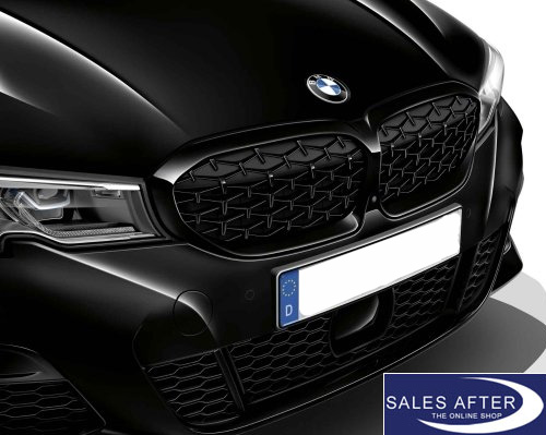 SalesAfter - The Online Shop - BMW M Performance G20 G21 Front grille in  black mesh-design, without PASP