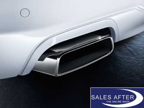 BMW M Performance F06 F12 F13 Retrofit tailpipes chrome 8-cylinder optic, 640i