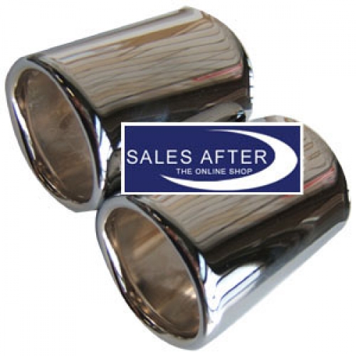 BMW Z3 Exhaust pipe finisher in chrome, 2.8 3.0