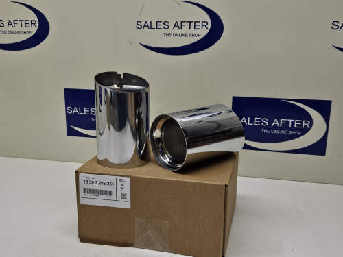 Genuine BMW M Performance Chrome Exhaust Tailpipe Trim