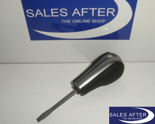 BMW 5 series E60 E61 Selector lever grip leather strap titan chrome