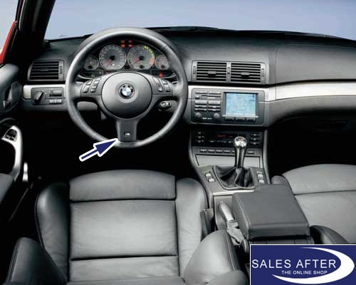 BMW 3 series E46 5 series E39 M Steering wheel cover, black